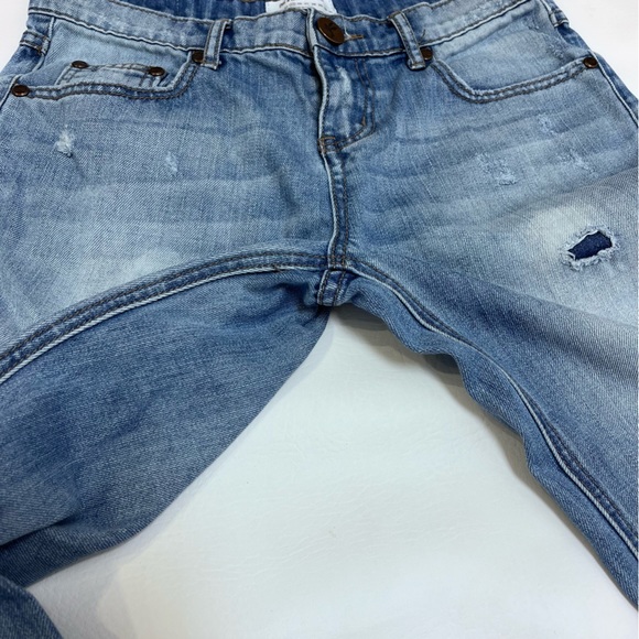 One x One Teaspoon Awesome Baggies Low Waist Medium Rise Relaxed Tapered Size 25 - Picture 4 of 9